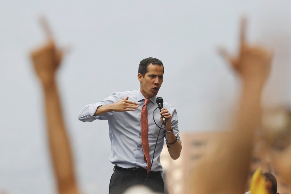 Vůdce venezuelské opozice Juan Guaidó.