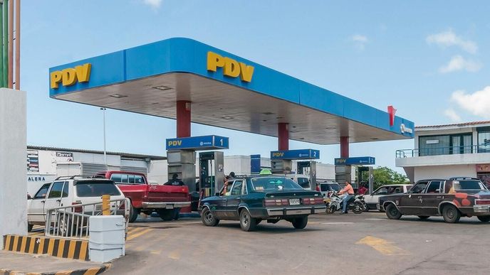 Čerpací stanice ve Venezuele Čerpací stanice ve Venezuele