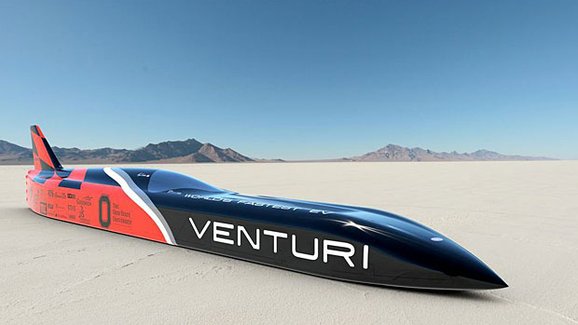 Venturi VBB-3: Nejrychlejší elektromobil má jet 700 km/h
