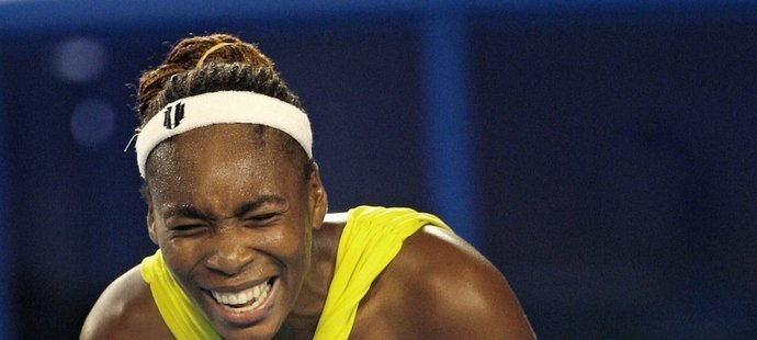 Venus Williamsová se zlobí.