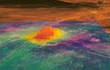 Vyšší teplota na vrcholu Idunn Mons na Venuši v datech ze sondy Venus Express J může být důkazem vytékající lávy