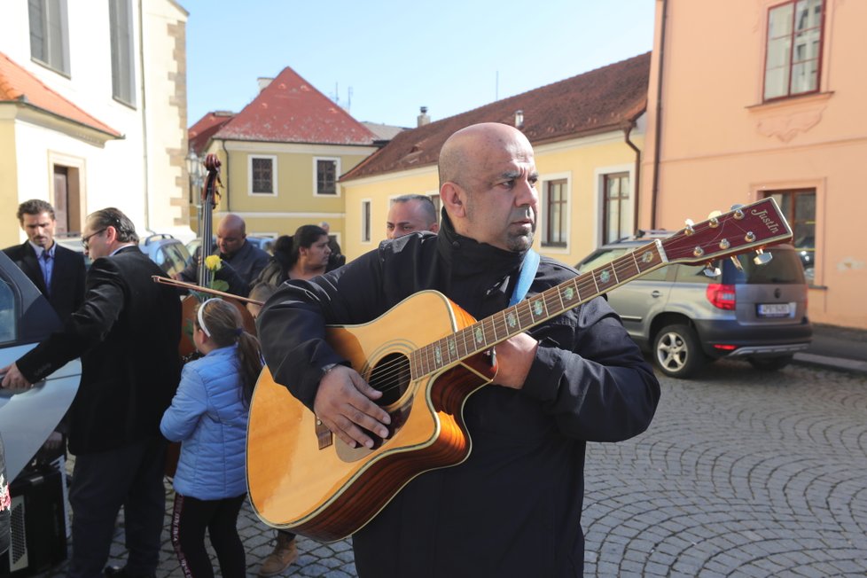 Pohřeb Věry Bílé v Rokycanech