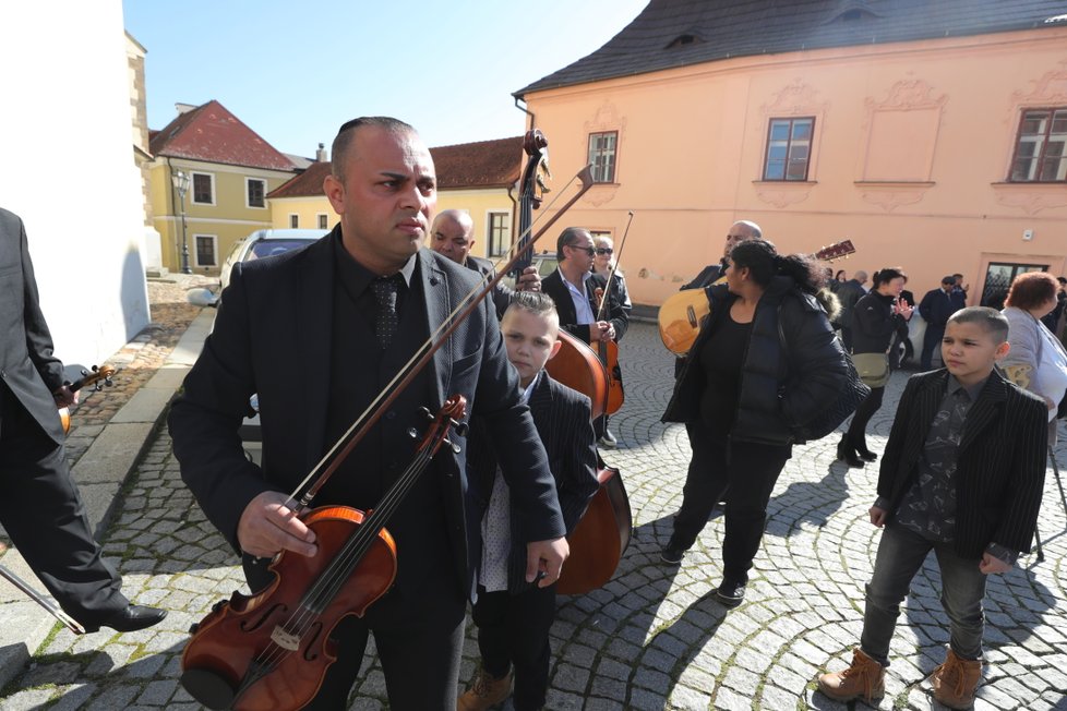 Pohřeb Věry Bílé v Rokycanech