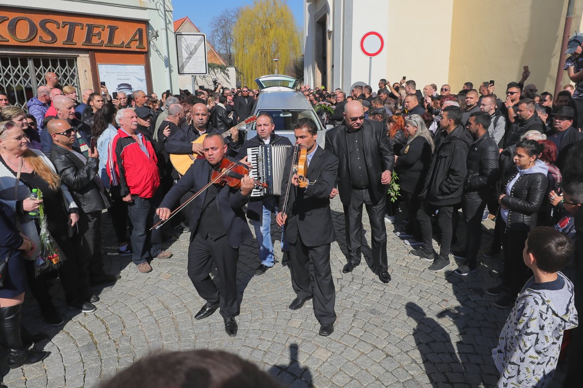 Pohřeb Věry Bílé v Rokycanech