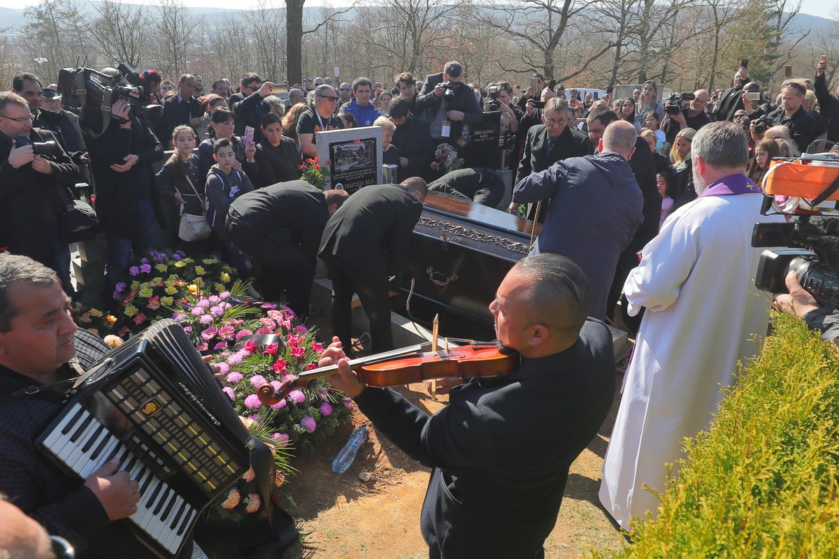 Pohřeb Věry Bílé v Rokycanech