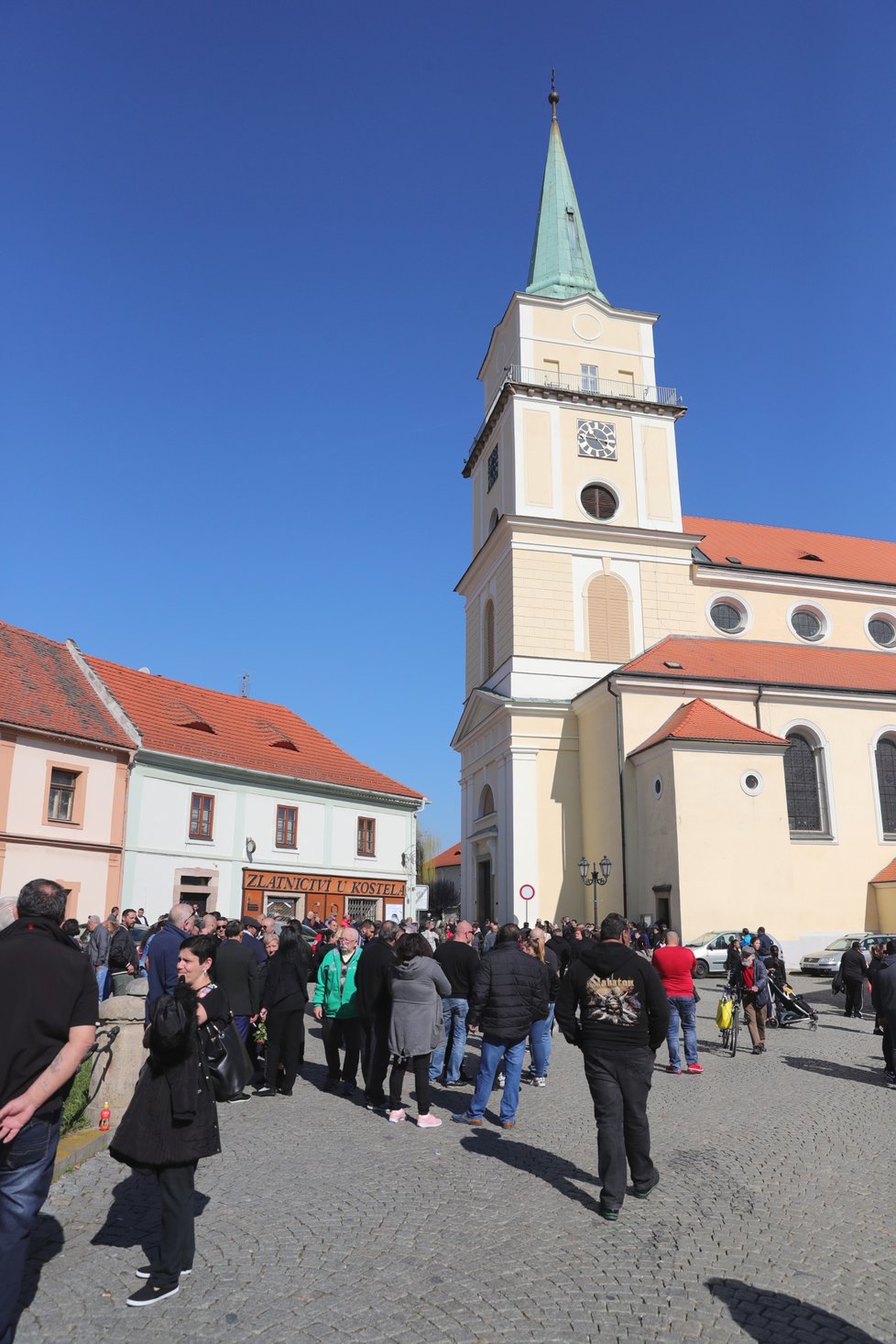 Pohřeb Věry Bílé v Rokycanech