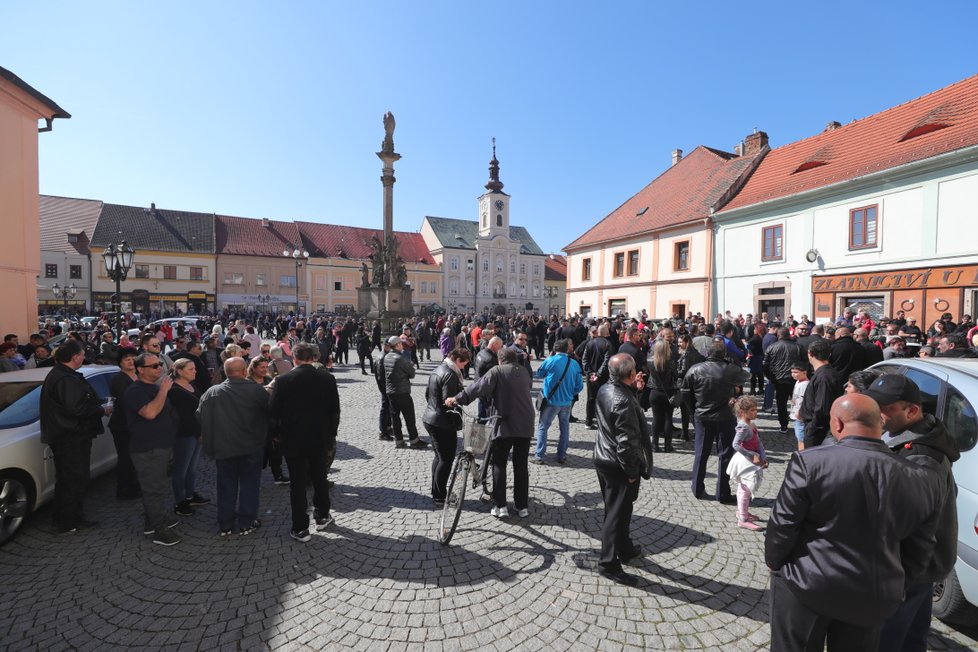 Pohřeb Věry Bílé v Rokycanech