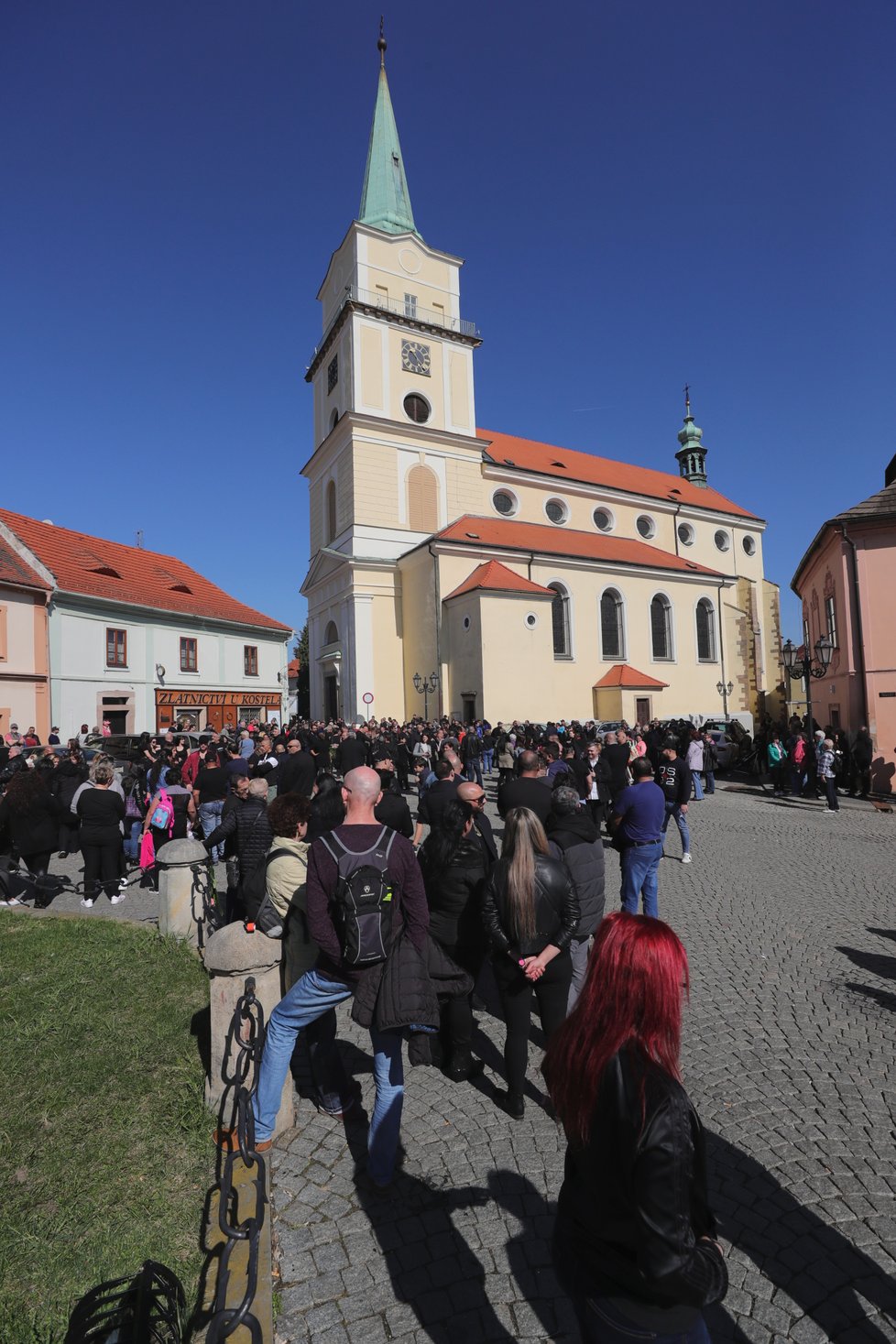 Pohřeb Věry Bílé v Rokycanech