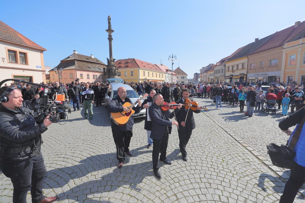 Pohřeb Věry Bílé v Rokycanech