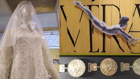 Věra Čáslavská by oslavila 80 let: Národní muzeum vystavuje sbírku jejích triumfů i svatební šaty