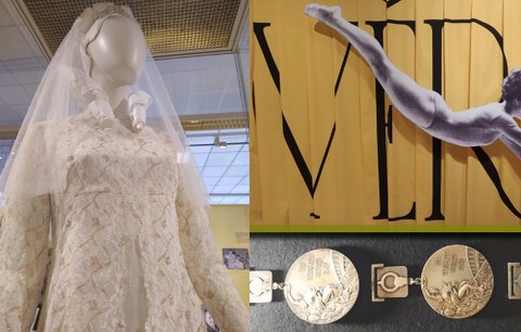 Věra Čáslavská by oslavila 80 let: Národní muzeum vystavuje sbírku jejích triumfů i svatební šaty