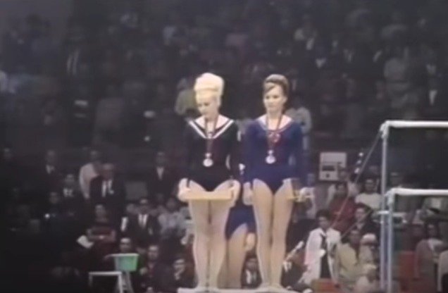 Autentické gesto Věry Čáslavské z olympiády 1968