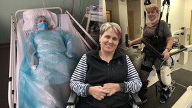 Zdravotní sestra Věra je po covidu-19 na invalidním vozíku