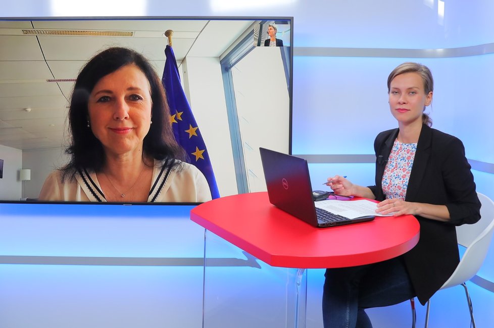 Epicentrum s místopředsedkyní Evropské komise Věrou Jourovou