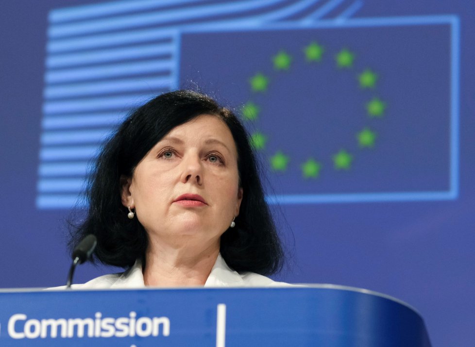 Místopředsedkyně Evropské komise Věra Jourová. (24.6.2020)