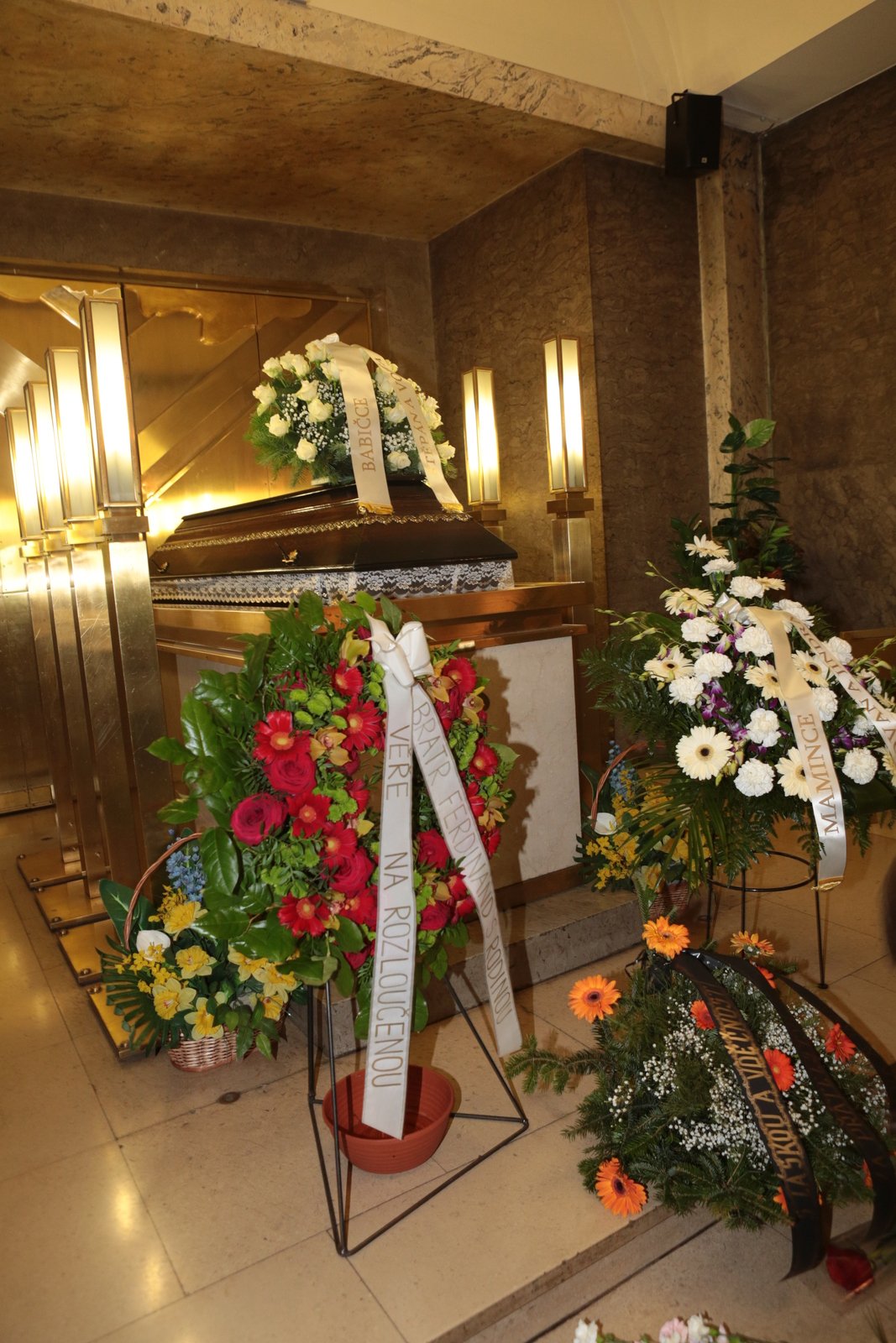 Pohřeb Věry Koktové