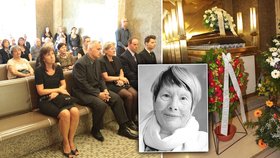 Na pohřeb své kolegyně Věry Koktové herci zapomněli.