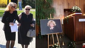 Poslední rozloučení s Věrou Špinarovou: Matka i vnučka to zvládly skvěle.