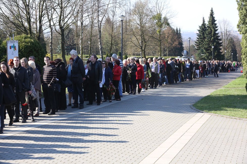 Poslední rozloučení s Věrou Špinarovou