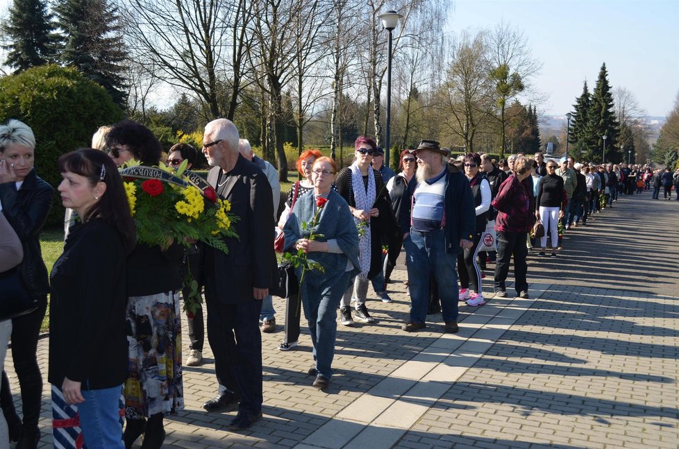 Smuteční rozloučení s Věrou Špinarovou