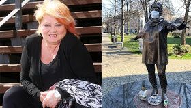 Tři roky od smrti Věry Špinarové: Kontroverzní socha se dočkala zvláštní změny! 