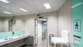 Zrekonstruované veřejné toalety ve stanici Můstek