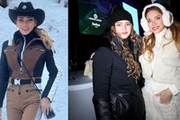 Andrea Verešová (45) opět nezklamala! Ve Špindlu předvedla luxus za desítky tisíc a kovbojský klobouk