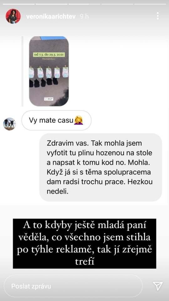 Veronika Arichteva se stala terčem trvající kritiky jedné konkrétní fanynky.