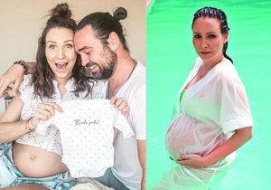 Veronika Arichteva nafotila v sedmém měsíci těhotenství svůdné snímky pro časopis Maminka.