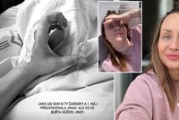 Veronika Arichteva v bolestech po operaci: Zlatý císařský řez