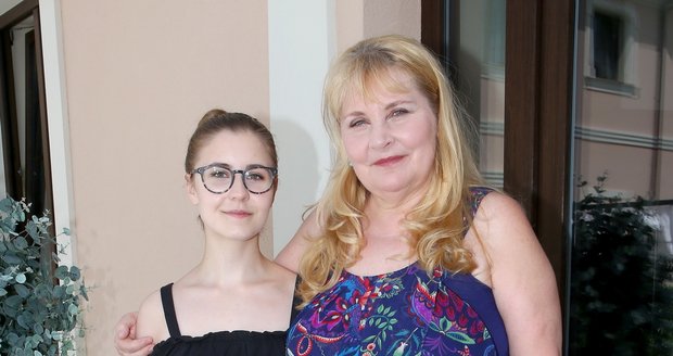 Veronika Gajerová s dcerou