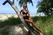 Veronika Kašáková na dovolené na Maledivách
