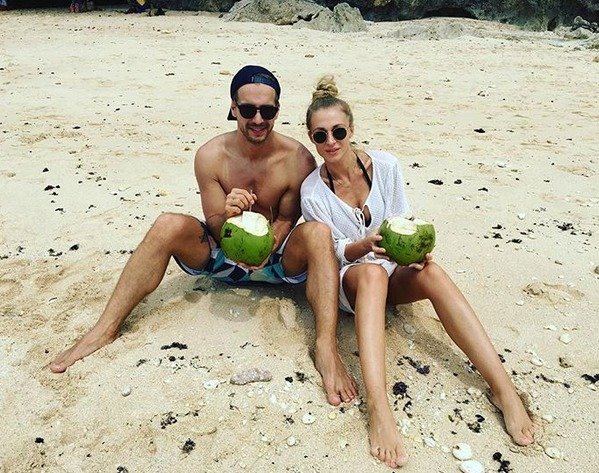 Veronika Kašáková s partnerem na dovolené na Bali