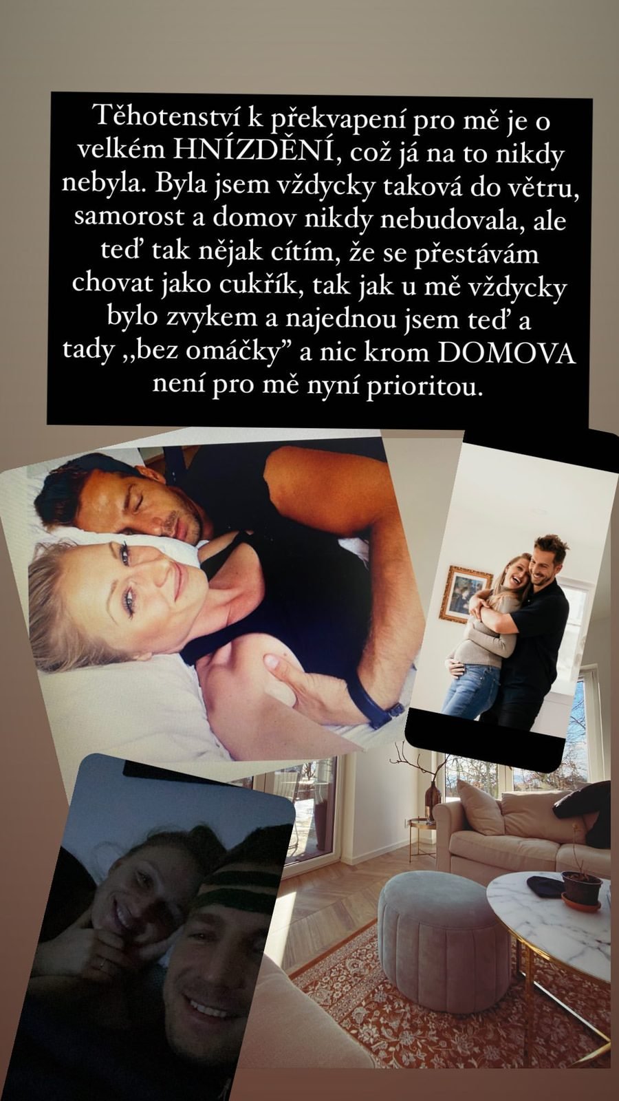 Veronika Kašáková se rozepsala o těhotenství