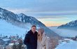 Veronika Kopřivová obdivovala zasněžené krásy Lichtenštejsnka.