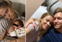 Veronika Kopřivová týden po porodu: Intimní momentka plná únavy a lásky!
