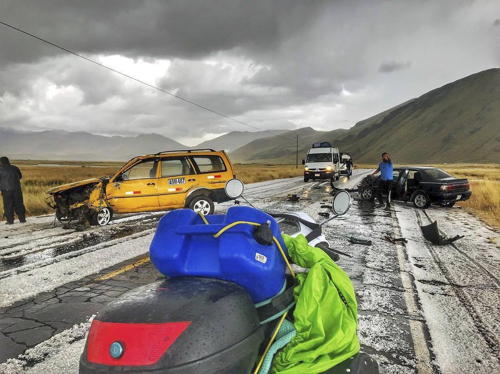 „V peruánských horách po autonehodě, u které jsem byla jediná – jediná v pořádku.“