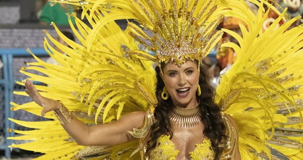 Tanečnica Veronika Lálová aj tento rok žiarila ako musa na karnevale v Riu de Janeiro.