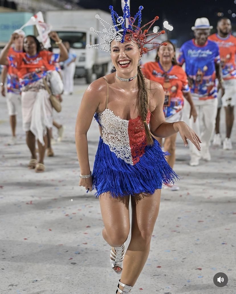 Tanečnice Veronika Lálová i letos zářila jako musa na karnevalu v Riu de Janeiro.