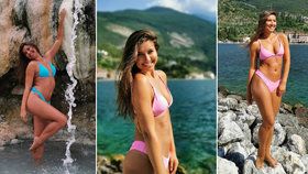 Sexy tanečnice Veronika Lálová na dovolené v Itálii