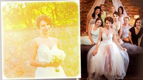 Fotky z tajné svatby Veroniky Nové: Proč měla omšelé šaty!