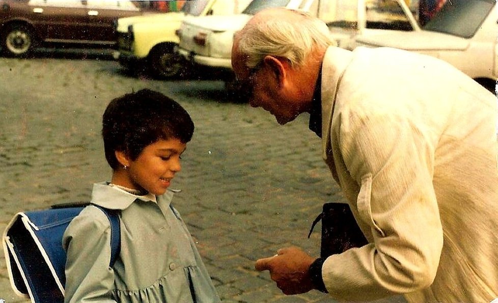 Miroslav Ráž s dcerou Veronikou.