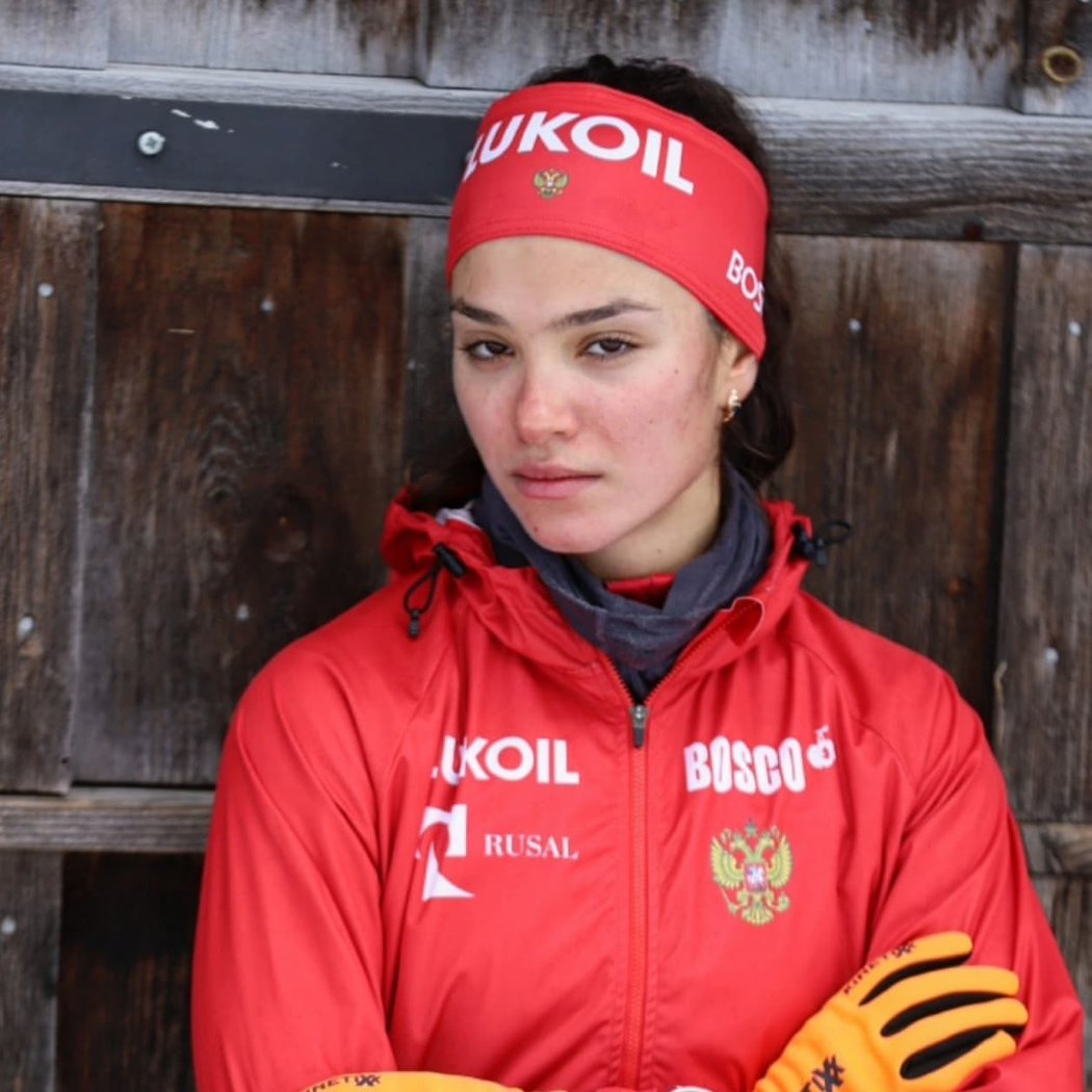Ruská běžkyně na lyžích Veronika Stepanovová