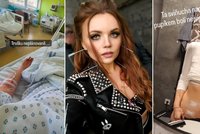 Veronika Stýblová je už ze špitálu doma: Ukázala bříško po akutní operaci!