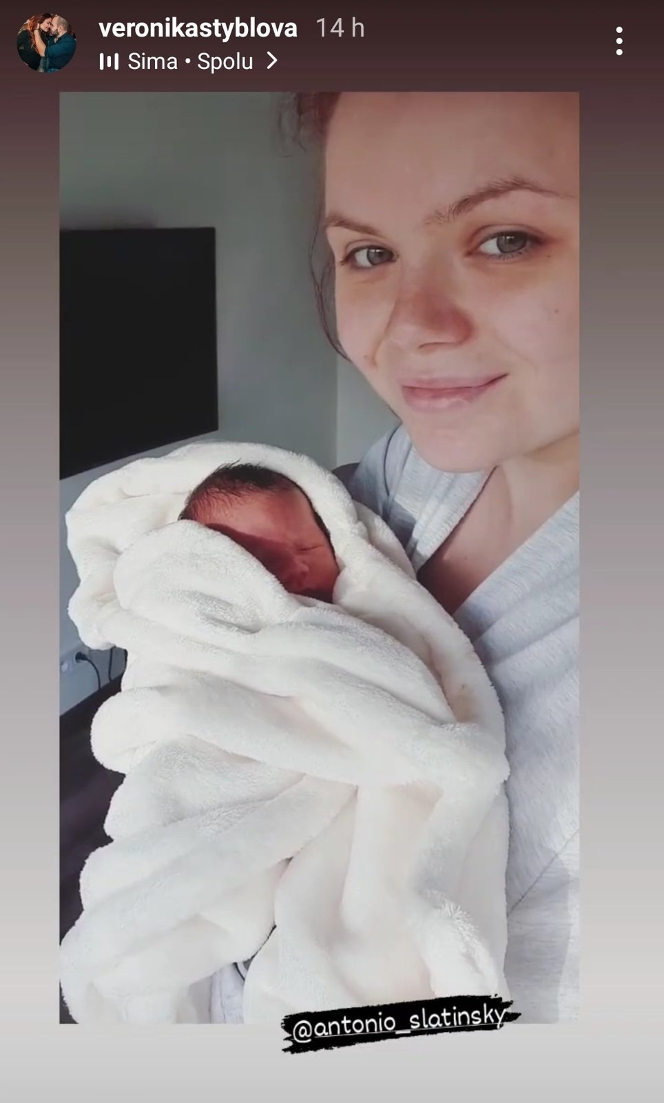 Novopečená maminka Veronika Stýblová o porodu