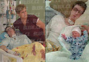 Veronika Tlustá z Jihlavy (33) porodila v tříměsíčním kómatu po automobilové nehodě zdravého chlapečka. Dostal jméno Daniel. O svou dceru během těhotenství ve Fakultní nemocnici Brno pečovala kromě týmů lékařů také její maminka Jaroslava Tlustá (58).