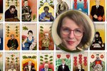Malířka Veronika Vašková namalovala originální mariáškové karty. Jsou na nich známé žižkovské osobnosti. 