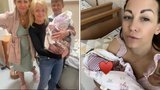 Trojnásobná babička Veronika Žilková: První slova o nové vnučce. Je celý Jaromír, jen ta pusa…