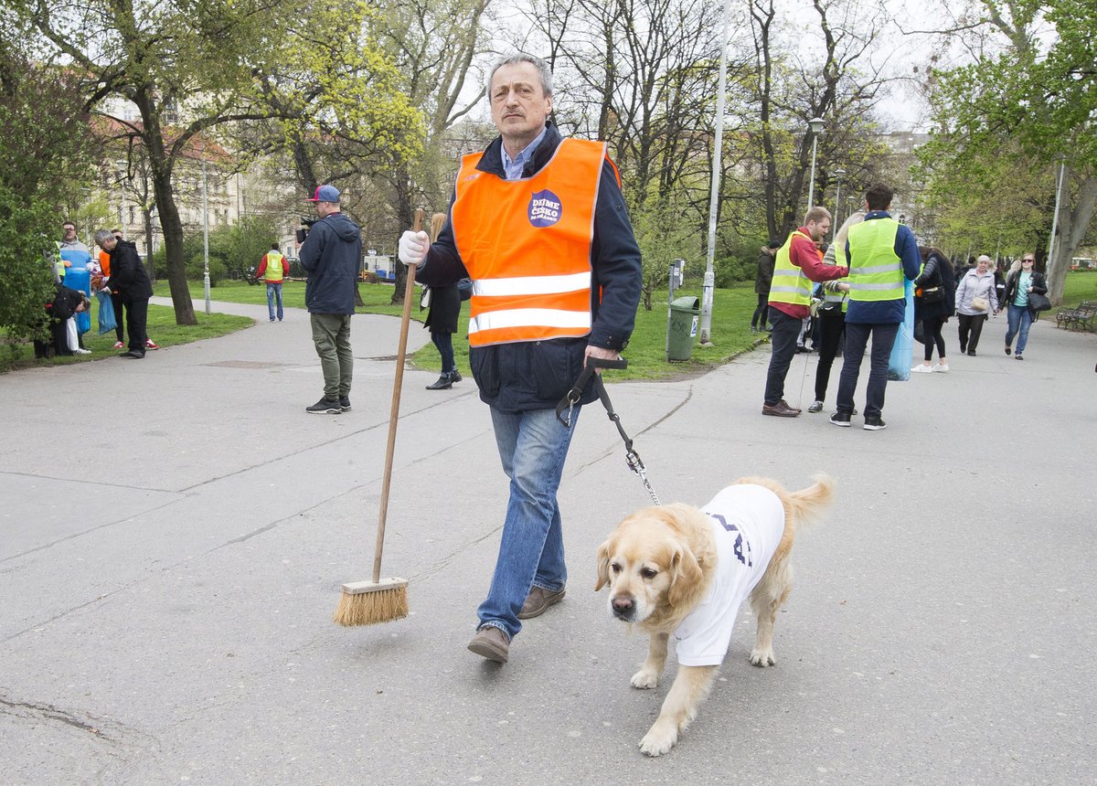 Veronika Žilková a Martin Stropnický na akci Dejme česko do pořádku.