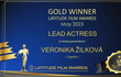 Veronika Žilková dostala hlavní filmovou cenu v Londýně.